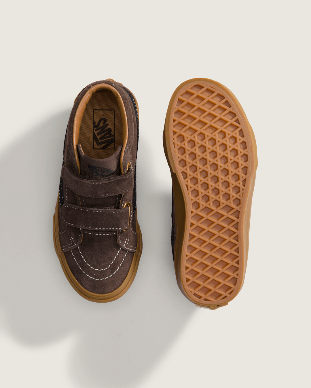 Vans Little Kids Sk8-Mid Reissue V Shoe in Demitasse Brown