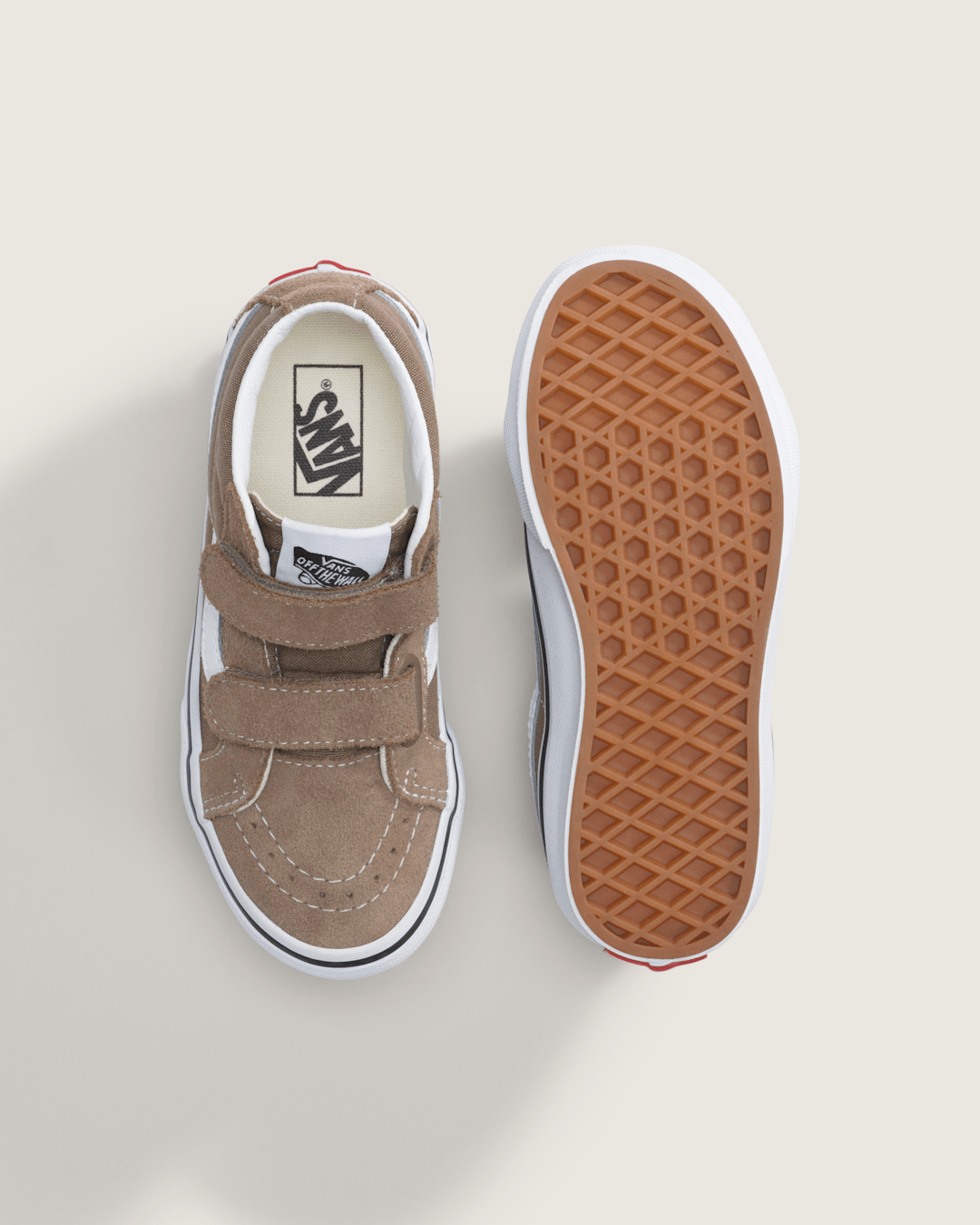 Vans Little Kids SK8-Mid V Shoe in Walnut Brown