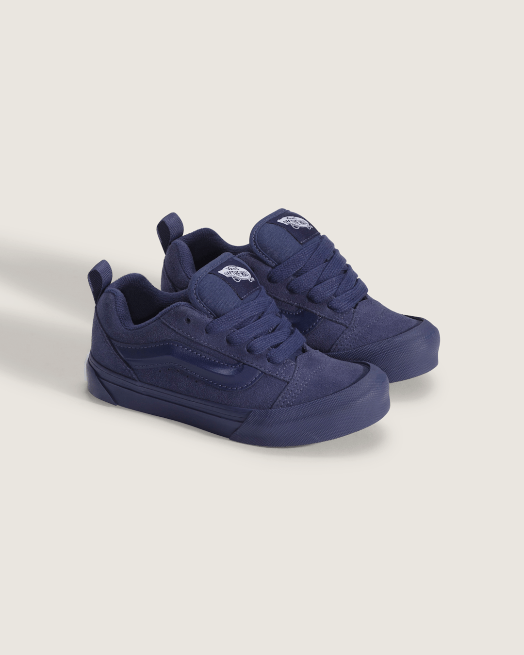 Vans Little Kids Knu Skool Shoe in Deep Twilight Blue