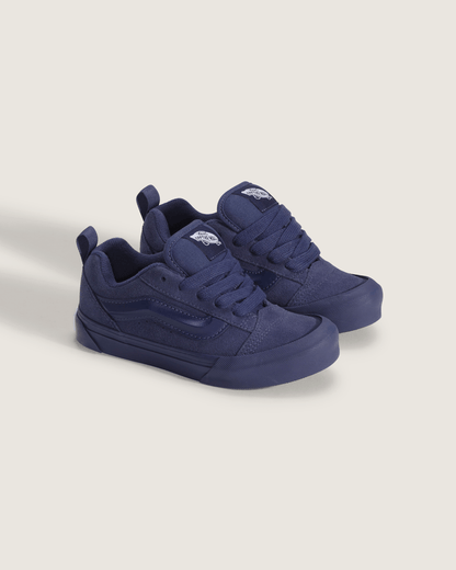 Vans Little Kids Knu Skool Shoe in Deep Twilight Blue