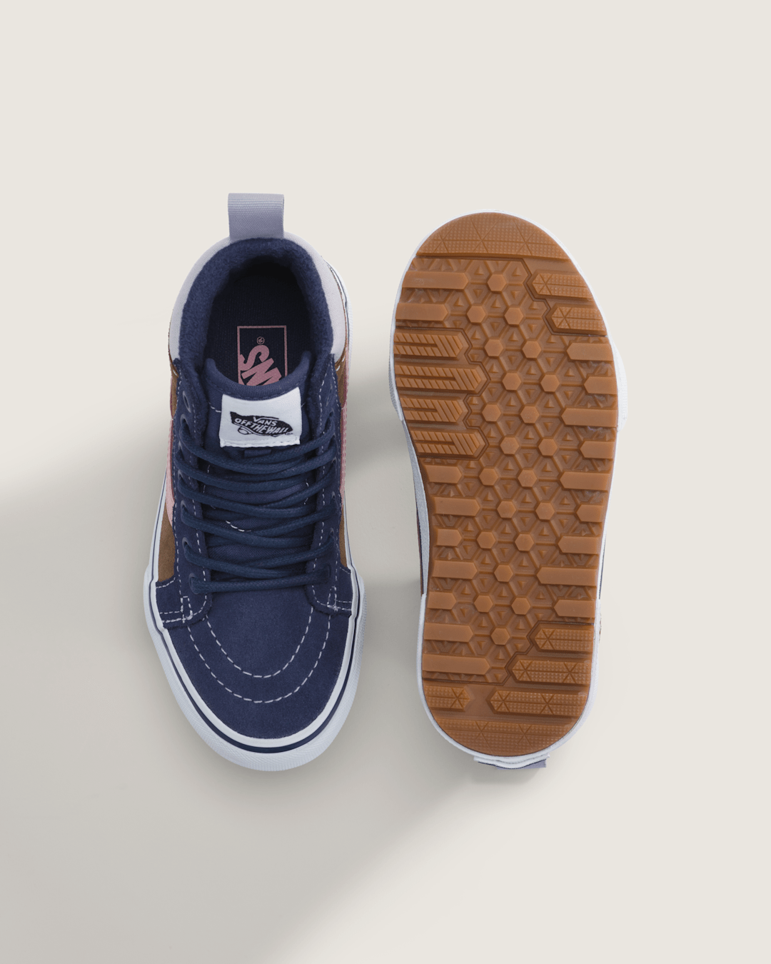 Vans Little Kids Sk8-Hi Water Resistant Shoe in Gothic Grape Purple