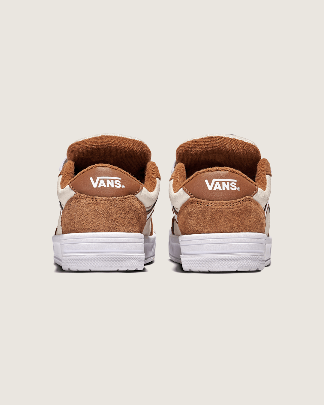Vans Little Kids Hylane Shoe in Brown / Marshmallow White