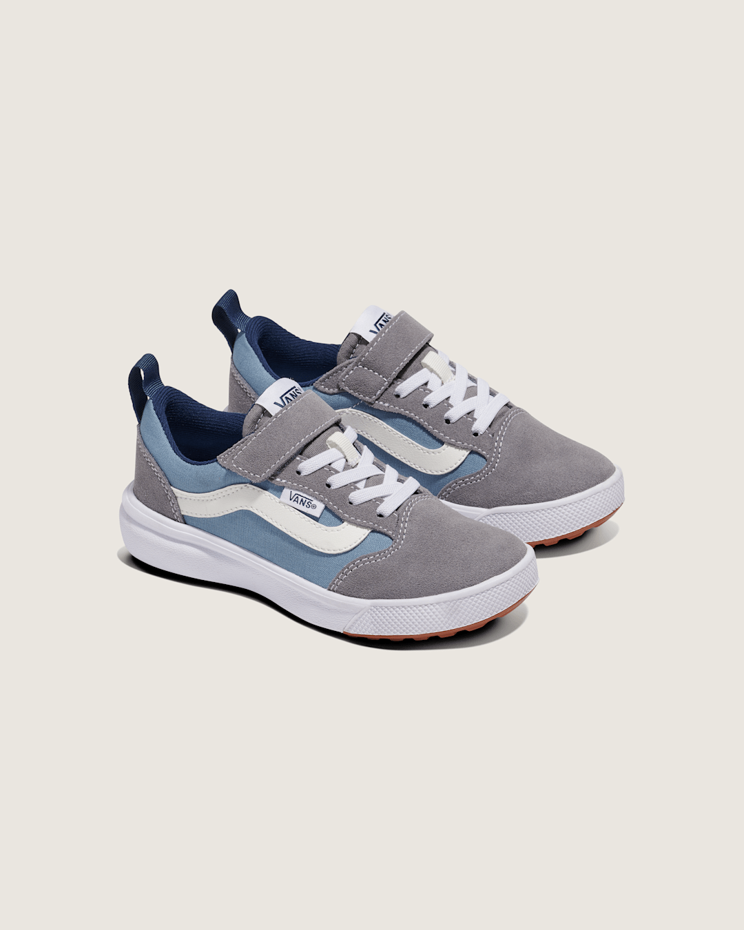 Vans Little Kids UltraRange 66 V Shoe in Blue / Grey