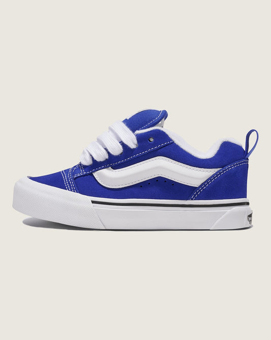 Vans Little Kids Knu Skool Shoe in Blue
