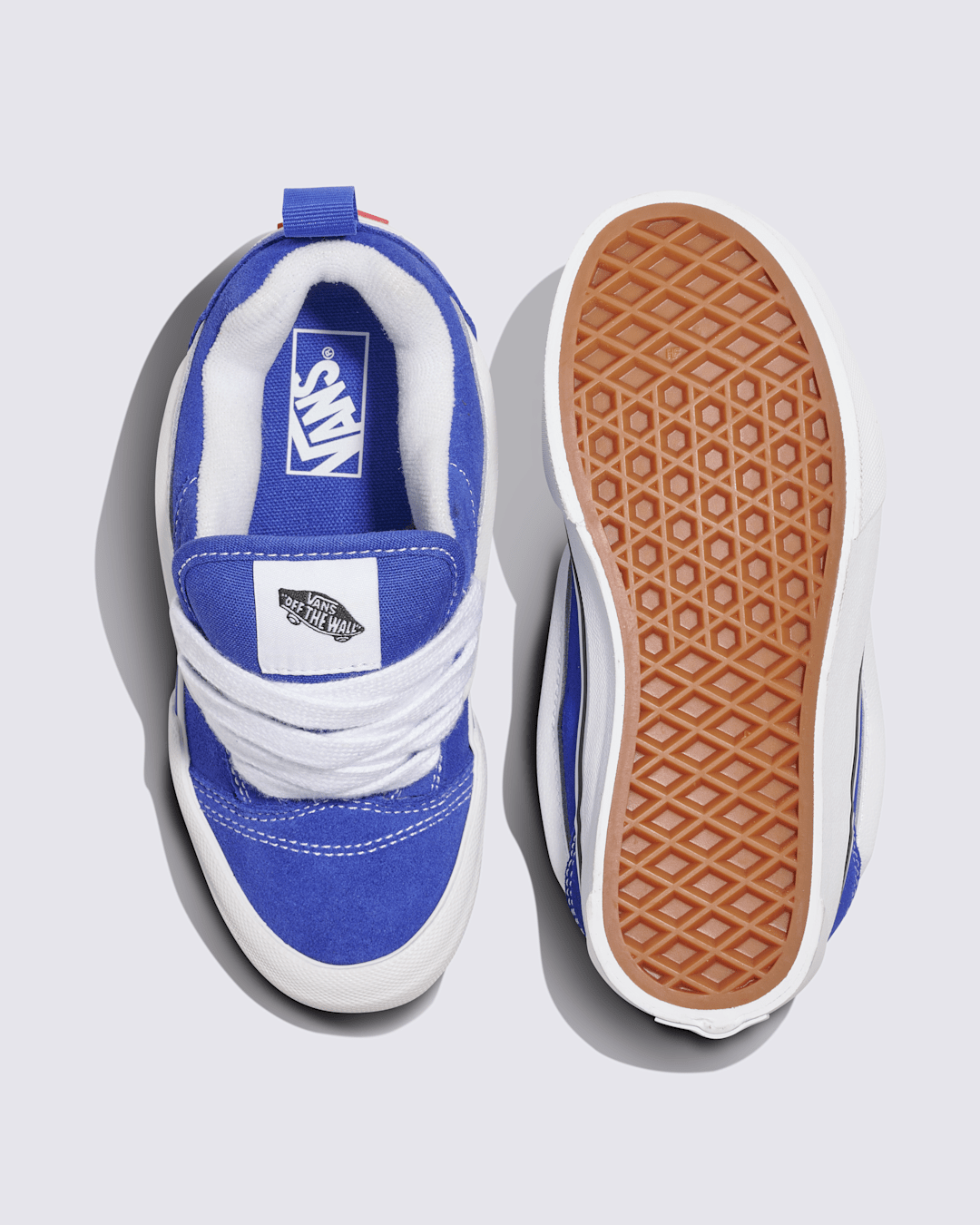 Vans Little Kids Knu Skool Shoe in Blue