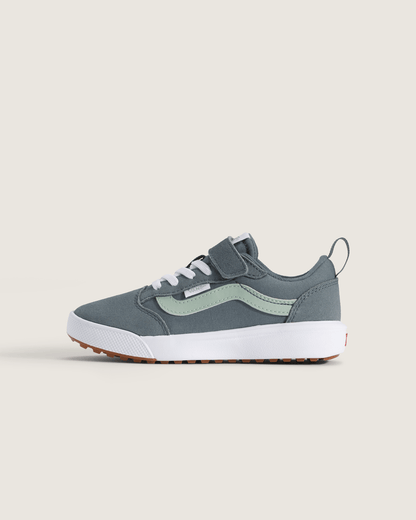 Vans Little Kids UltraRange V Shoe in Stormy Weather Blue / Green