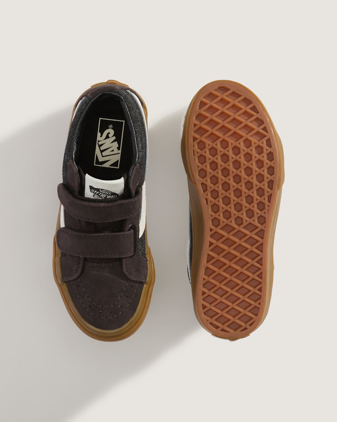 Vans Little Kids Sk8-Mid V Shoe in Black
