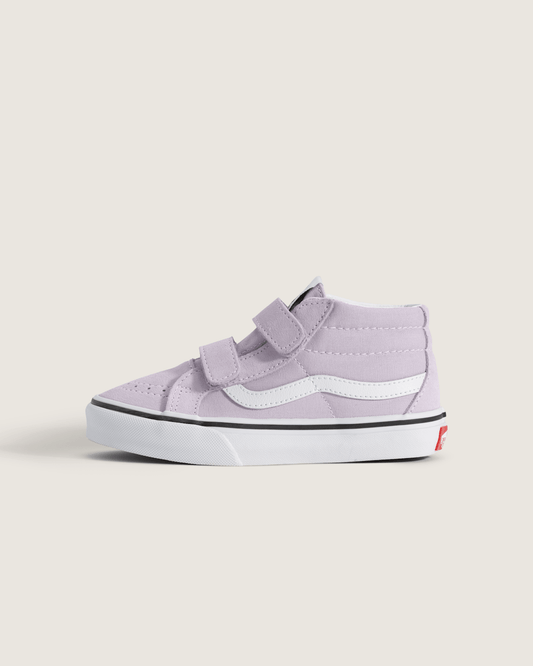 Vans Little Kids SK8-Mid V Shoe in Lilac Mist Purple