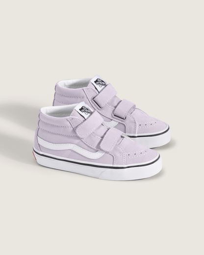 Vans Little Kids SK8-Mid V Shoe in Lilac Mist Purple