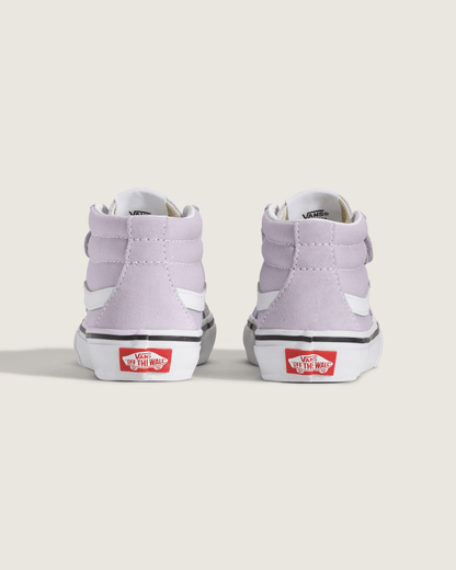 Vans Little Kids SK8-Mid V Shoe in Lilac Mist Purple