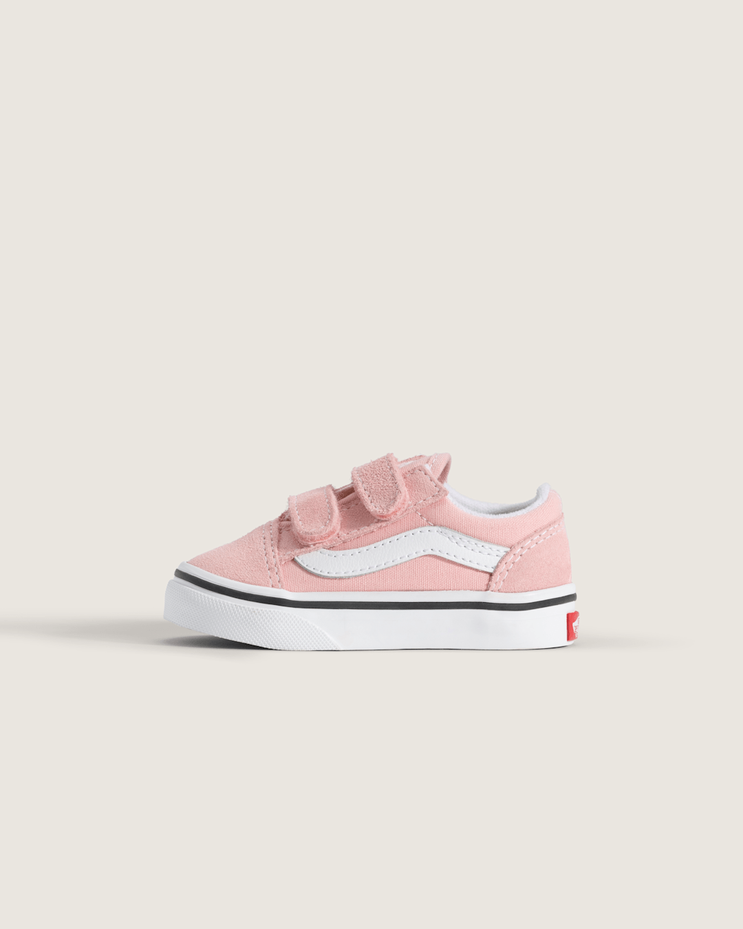 Vans Toddler Old Skool V Powder Pink/True White Shoes