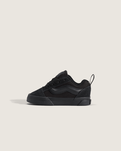 Vans Toddler Knu Skool Shoe in Triple Black