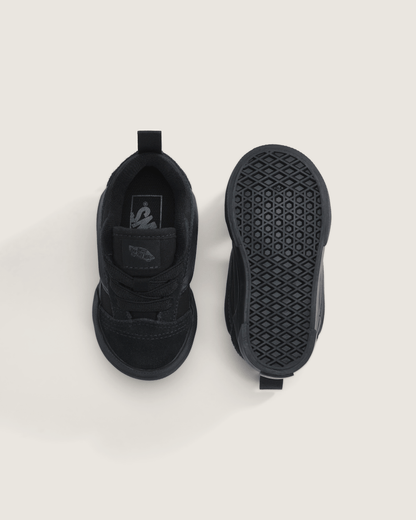 Vans Toddler Knu Skool Shoe in Triple Black