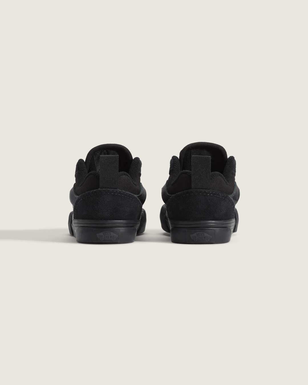 Vans Toddler Knu Skool Shoe in Triple Black