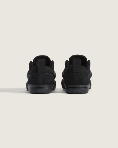 Vans Toddler Knu Skool Shoe in Triple Black