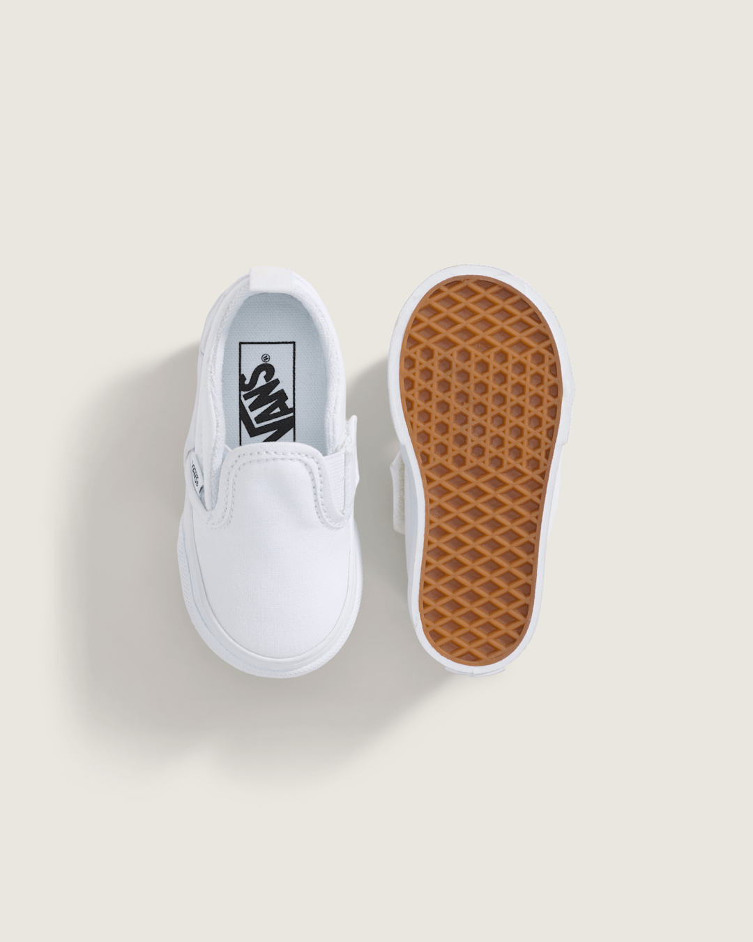 Vans Toddler Slip-On V True White/True White Shoes