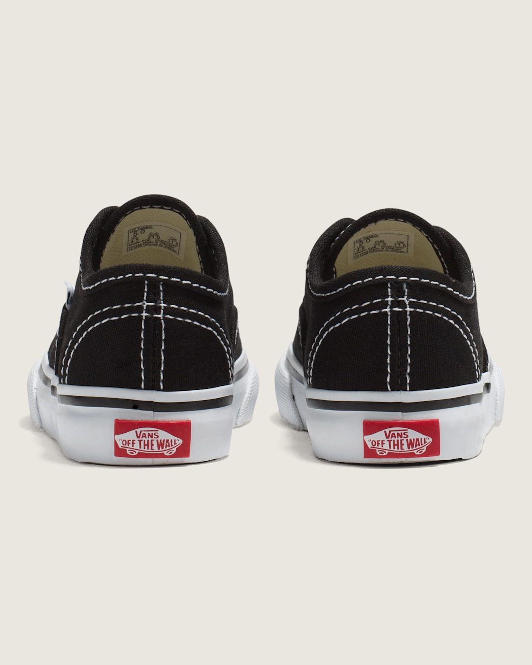 Vans Toddler Authentic Black Shoes