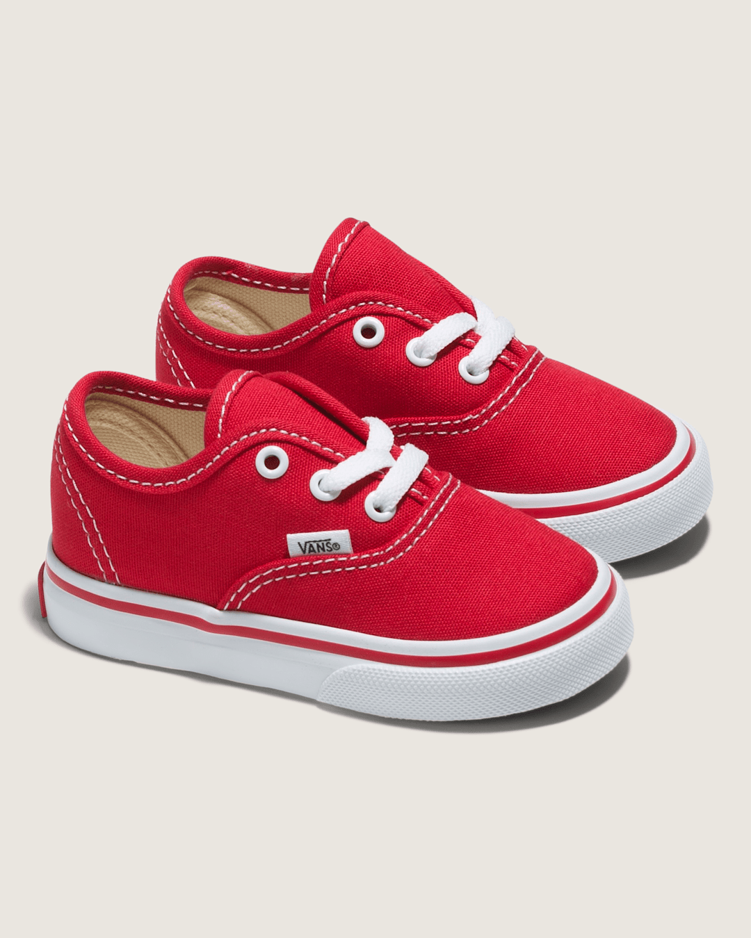 Vans Toddler Authentic Red Shoes