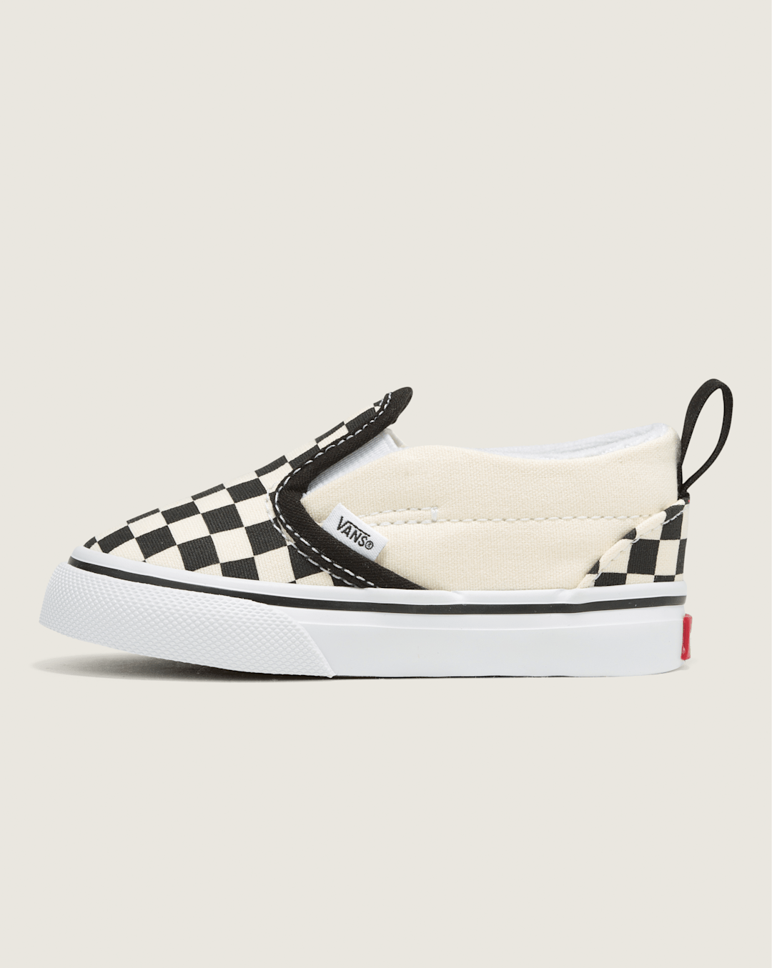 Vans Toddler Slip-On V Checkerboard Black/Whitee Shoes