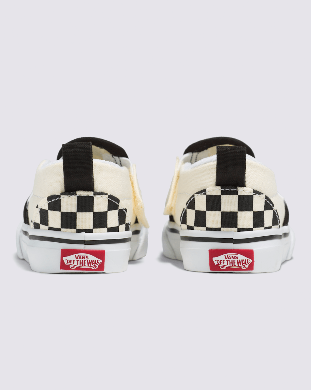 Vans Toddler Slip-On V Checkerboard Black/Whitee Shoes