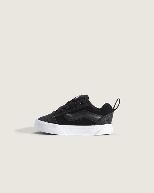 Vans Toddler Knu Skool Shoe in Dazzled Black