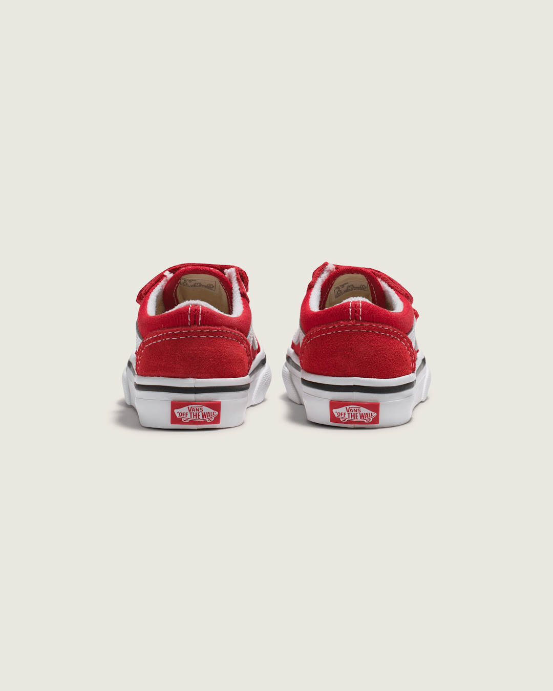 Vans Toddler Old Skool V Racing Red/True White Shoes