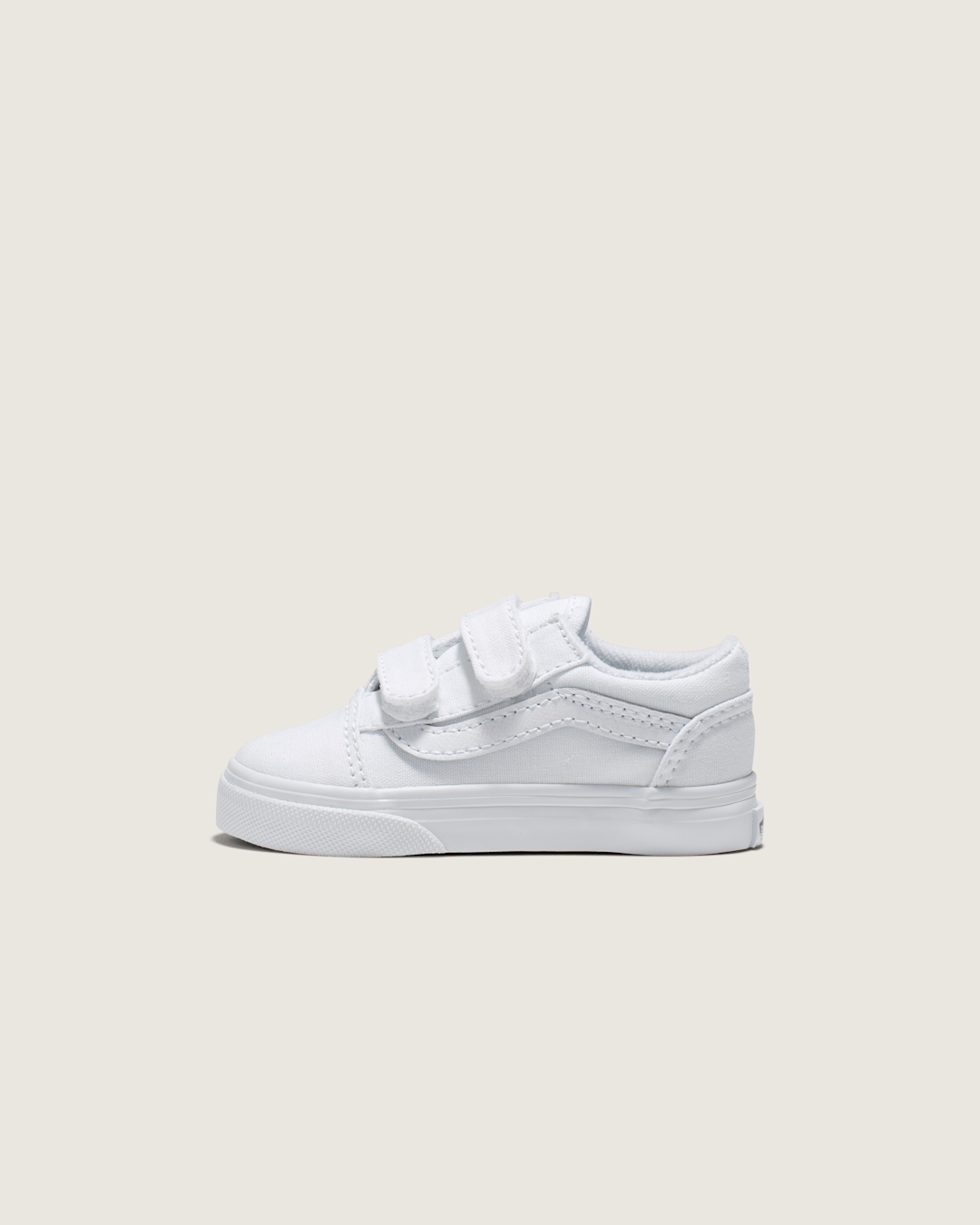 Vans Toddler Old Skool V True White/True White Shoes