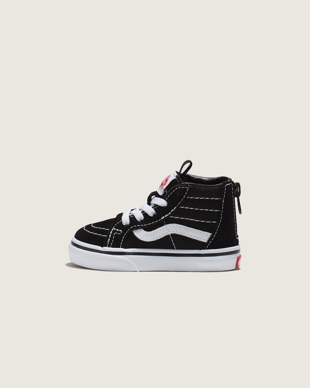 Vans Toddler Sk8-Hi Zip Black/White Shoes