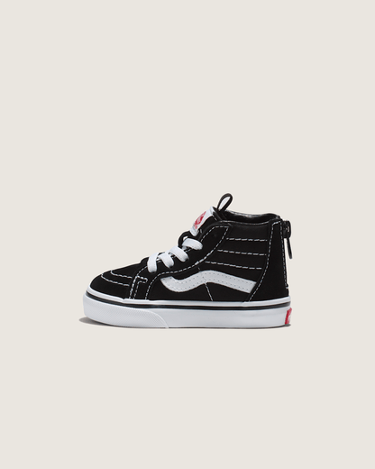 Vans Toddler Sk8-Hi Zip Black/White Shoes