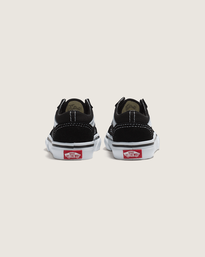 Vans Toddler Old Skool Shoe in Black / True White