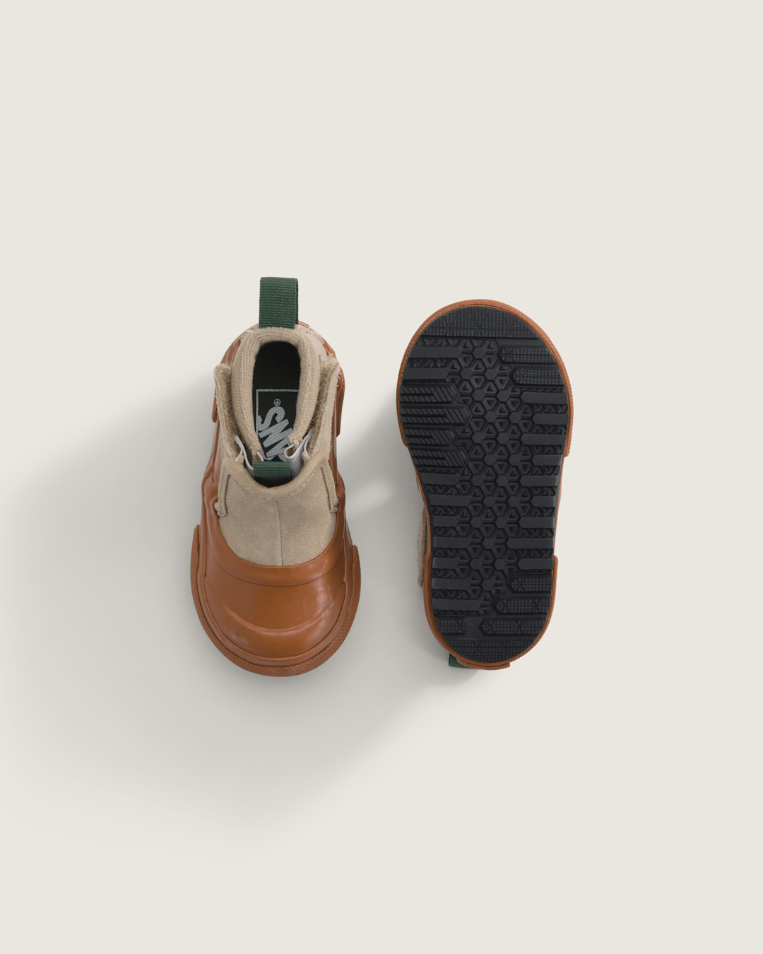 Vans Toddler Slip-On Hi Terrain V Shoe in Brown