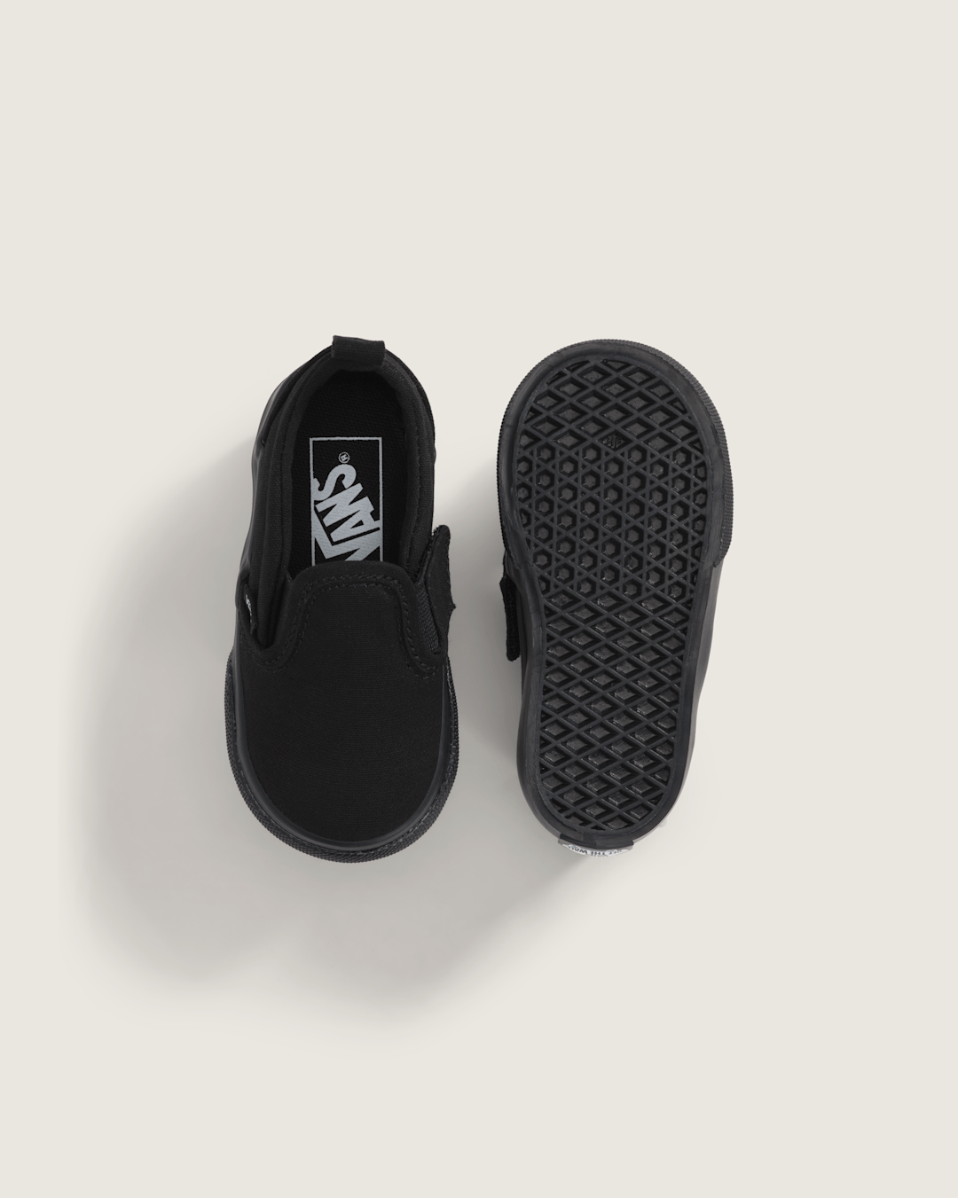 Vans Toddler Slip-On V Black/Black Shoes