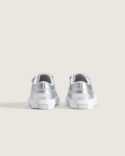 Vans Toddler Old Skool V Shoe in Dazzled Lunar Rock Grey