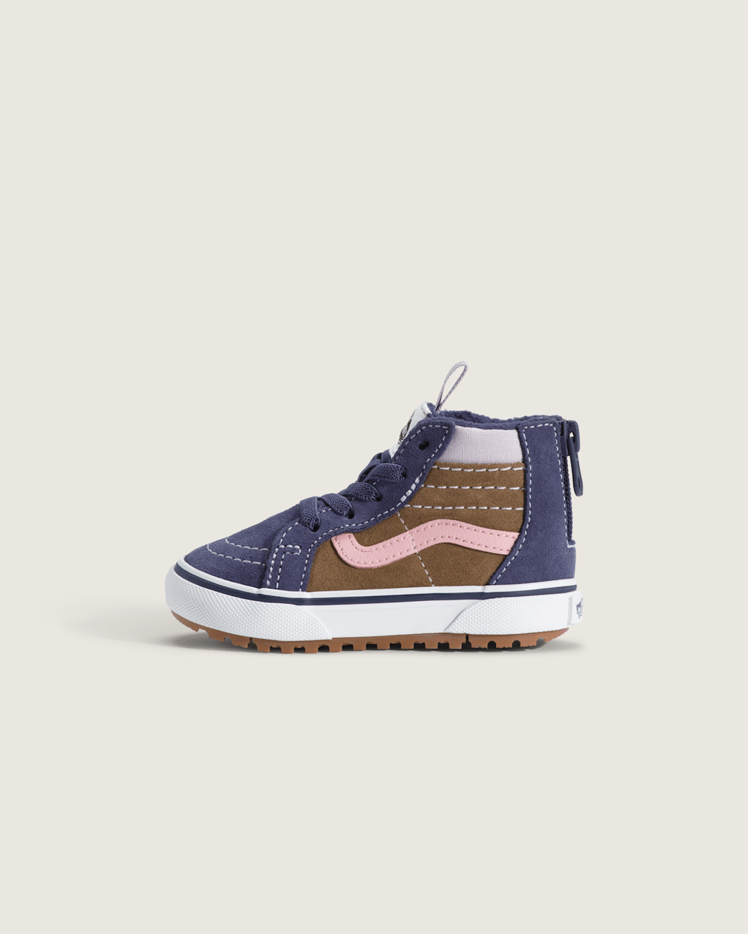 Vans Toddler Sk8-Hi Zip Water Resistant Shoe in Vintage Gothic Grape Purple