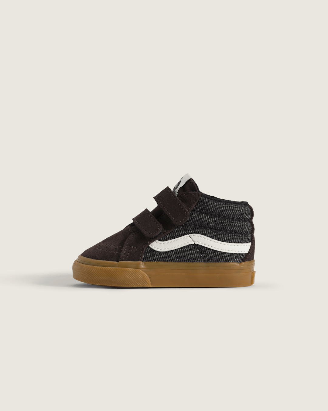 Vans Toddler Sk8-Mid V Shoe in Black