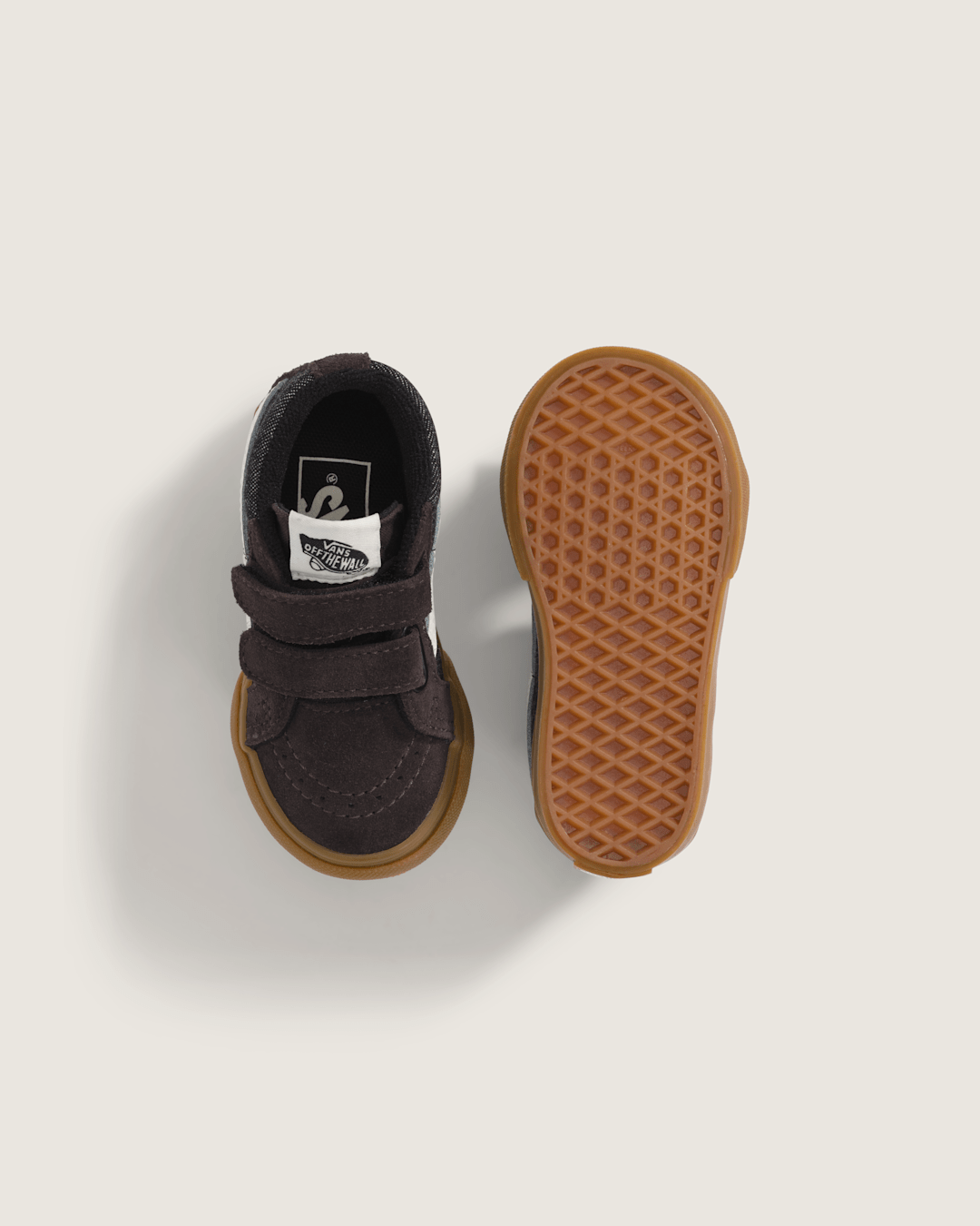 Vans Toddler Sk8-Mid V Shoe in Black