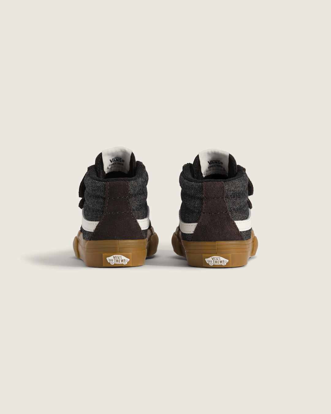 Vans Toddler Sk8-Mid V Shoe in Black