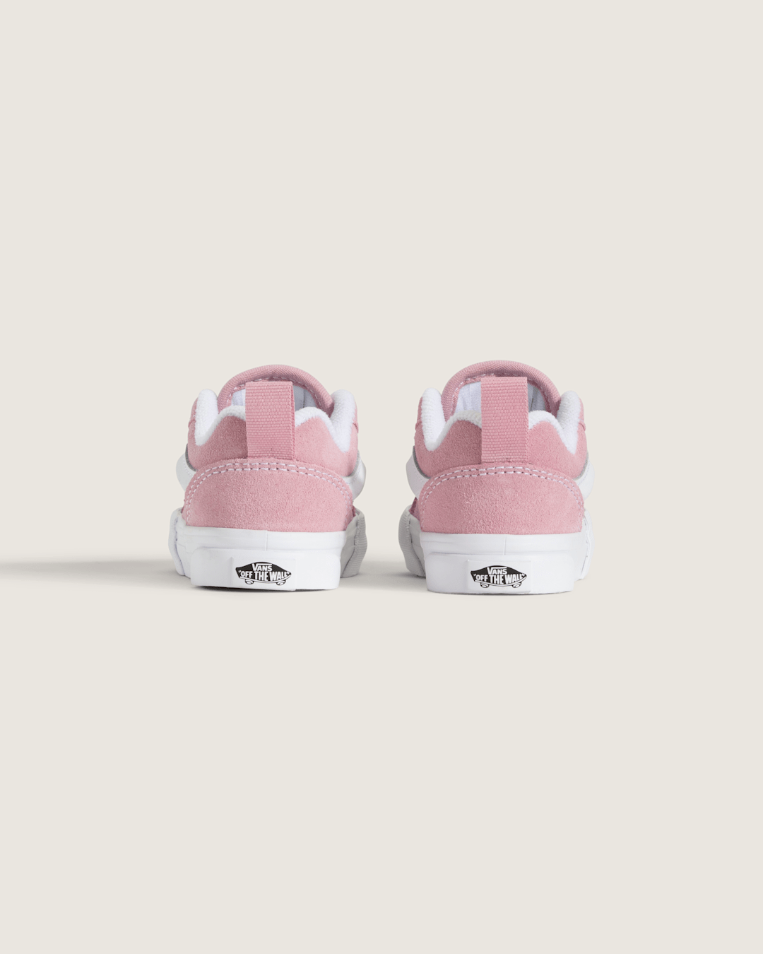 Vans Toddler Knu Skool Shoe in Dawn Pink / True White