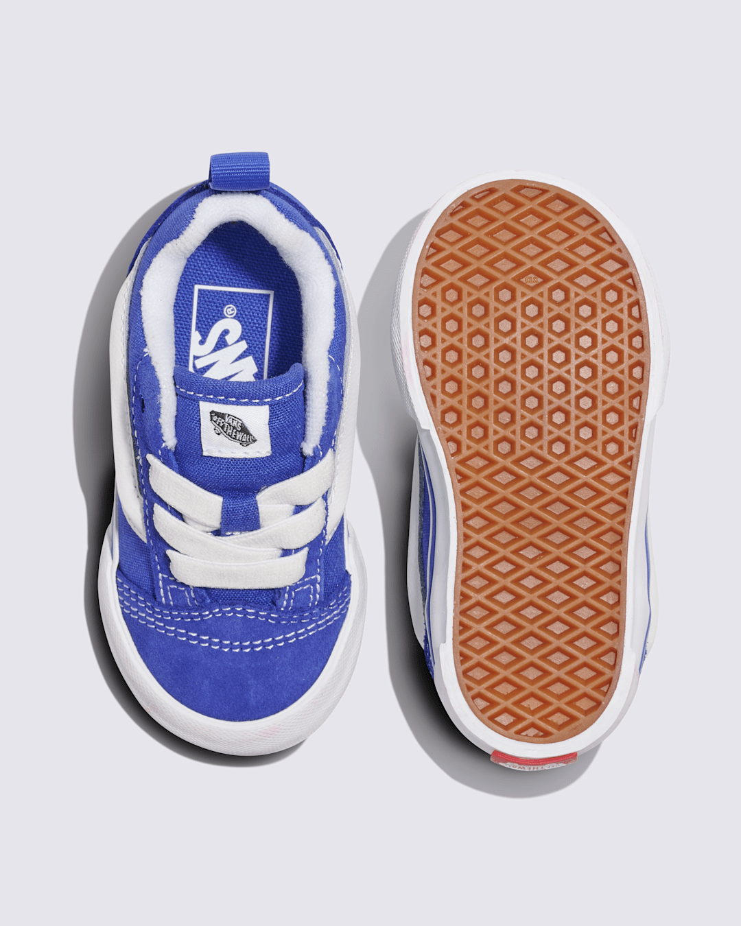 Vans Toddler Knu Skool Shoe in Blue