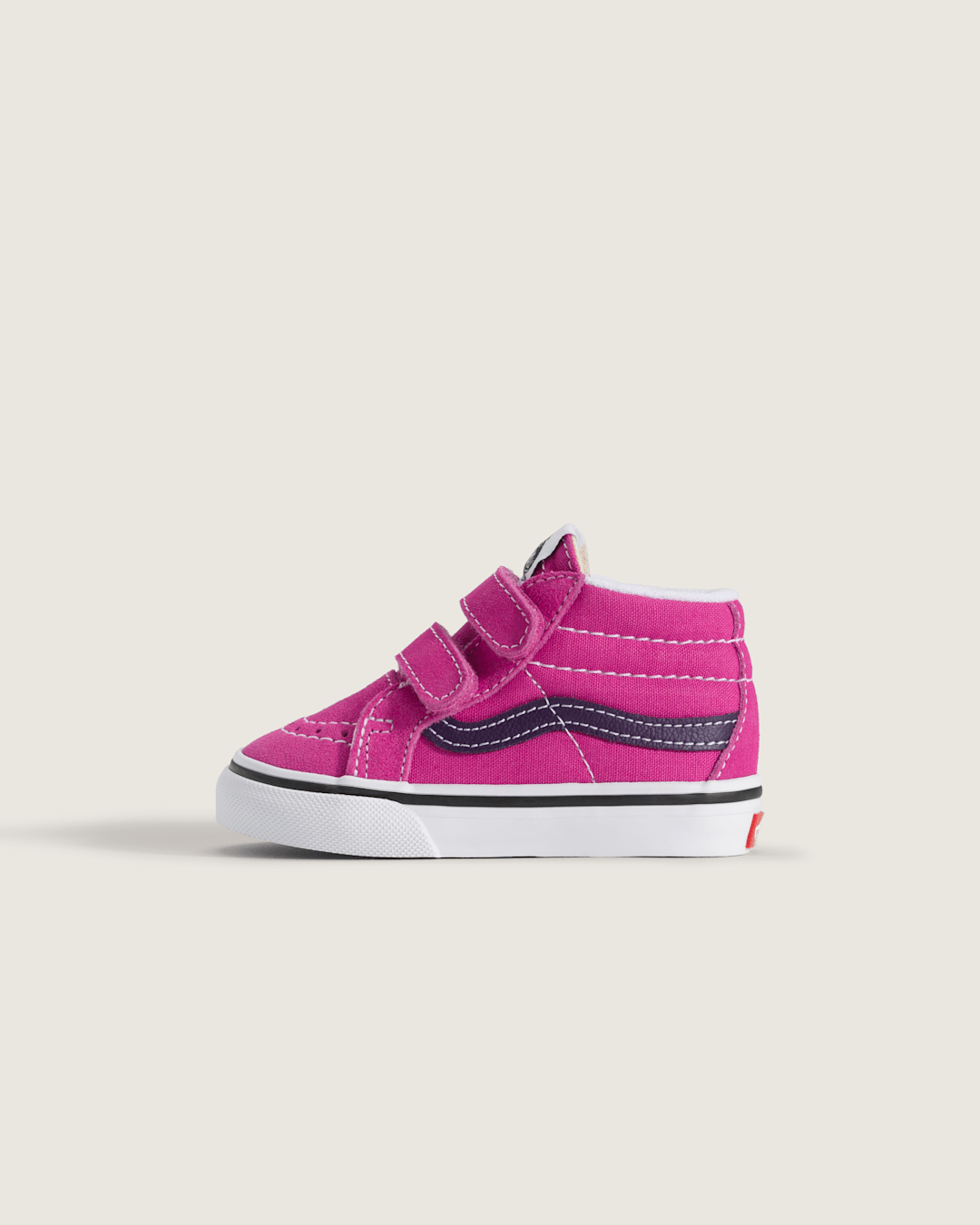 Vans Toddler Sk8-Mid V Shoe in Pink / Purple
