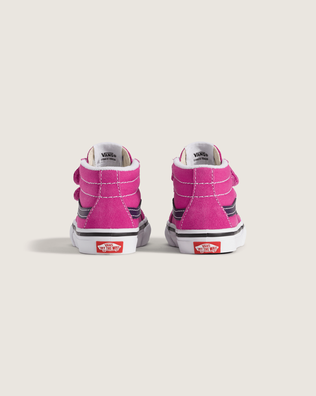 Vans Toddler Sk8-Mid V Shoe in Pink / Purple