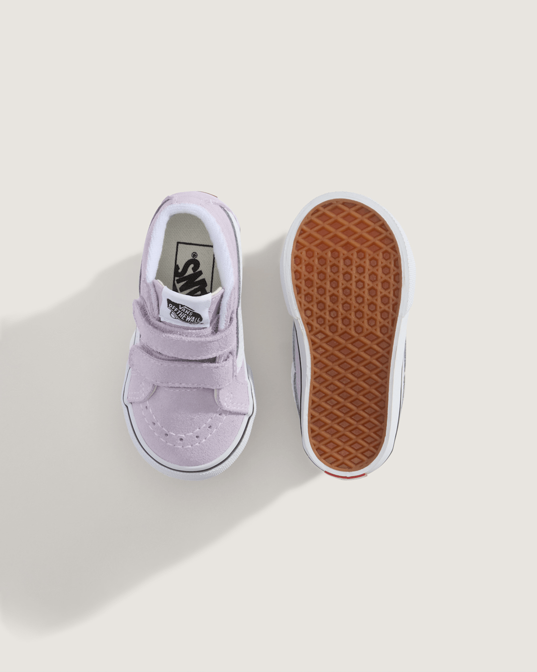 Vans Toddler SK8-Mid V Shoe in Lilac Mist Purple
