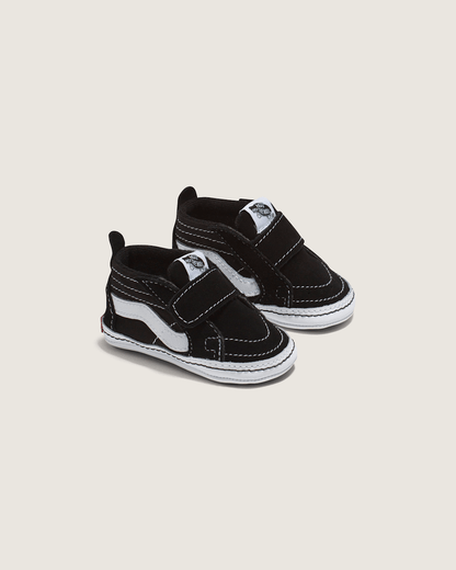 Vans Infant Sk8-Hi Crib Black/True White Shoes