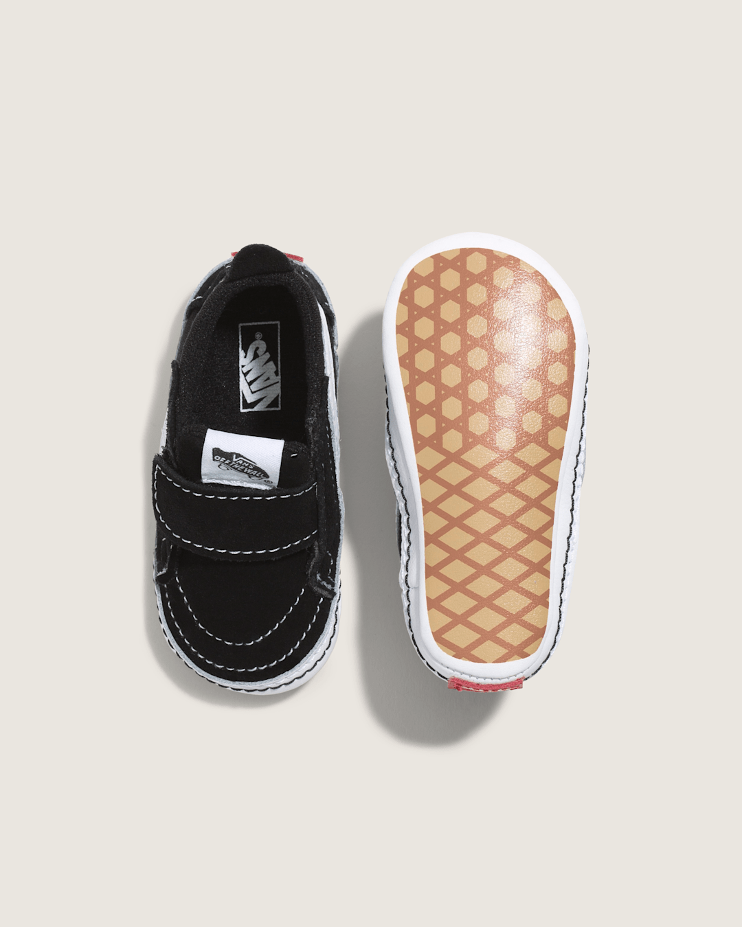 Vans Infant Sk8-Hi Crib Black/True White Shoes