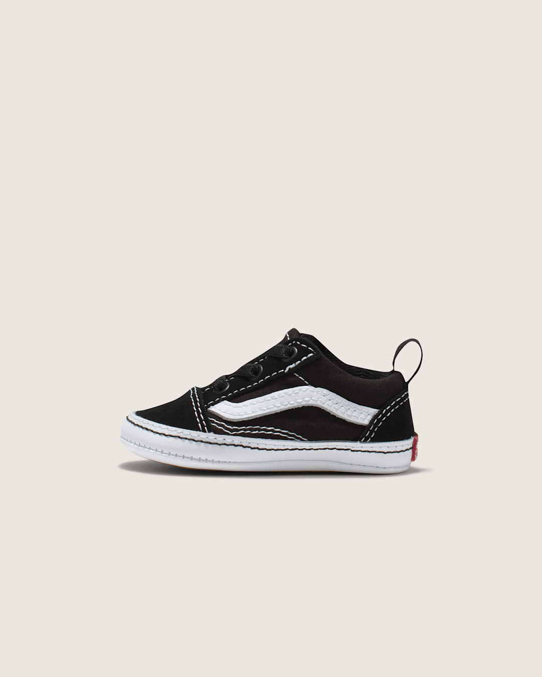 Vans Infant Old Skool Crib Black/True White Shoes