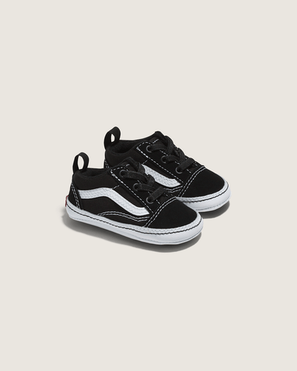 Vans Infant Old Skool Crib Black/True White Shoes