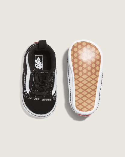 Vans Infant Old Skool Crib Black/True White Shoes