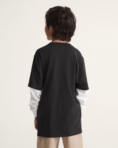 Vans Kids Love Struck Thermal Twofer in Black