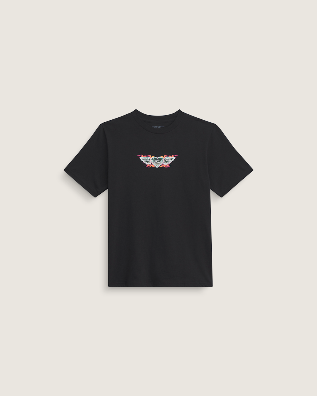 Vans Kids Chrome Heart T-Shirt in Black