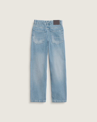 Vans Kids Sirelle Puddle Pants in Stonewash Blue